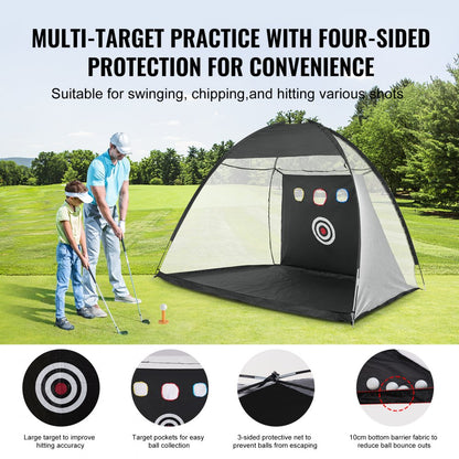 FL-05 - Versatile 10x7ft Golf and Sports Net for Family Fun