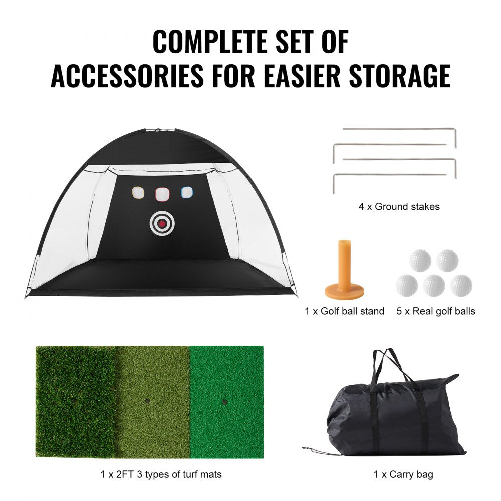FL-05 - Versatile 10x7ft Golf and Sports Net for Family Fun
