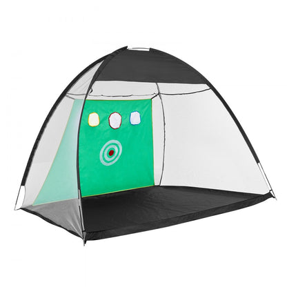 FL-P255 - 10x7ft VEVOR Golf Practice Net for Indoor & Outdoor Use