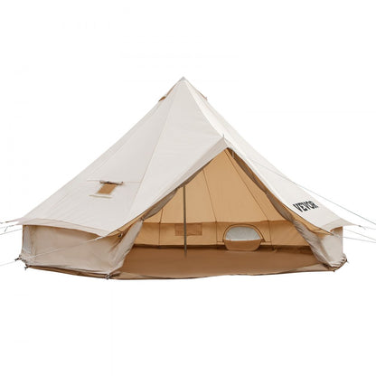 MGB-9833 - 5-8 Person 4-Season Waterproof Cotton Canvas Bell Tent