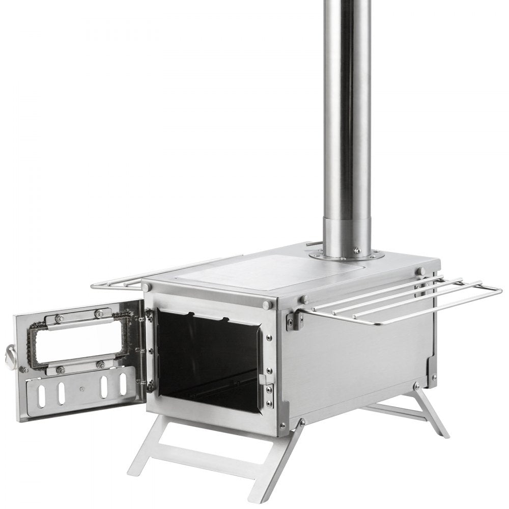 WMCPSF02 - 14"x17" VEVOR Portable Wood Stove with 8 Accessories