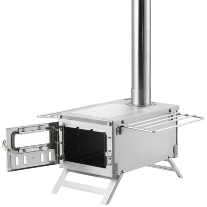 WMCPSF02 - 14"x17" VEVOR Portable Wood Stove with 8 Accessories