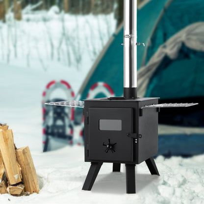 WMCP07-1 - Compact 1400in³ Wood Stove for Outdoor Camping