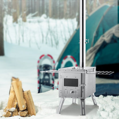 WMCPS03 - Portable 1646in³ Wood Stove for Camping, Cooking & Heating