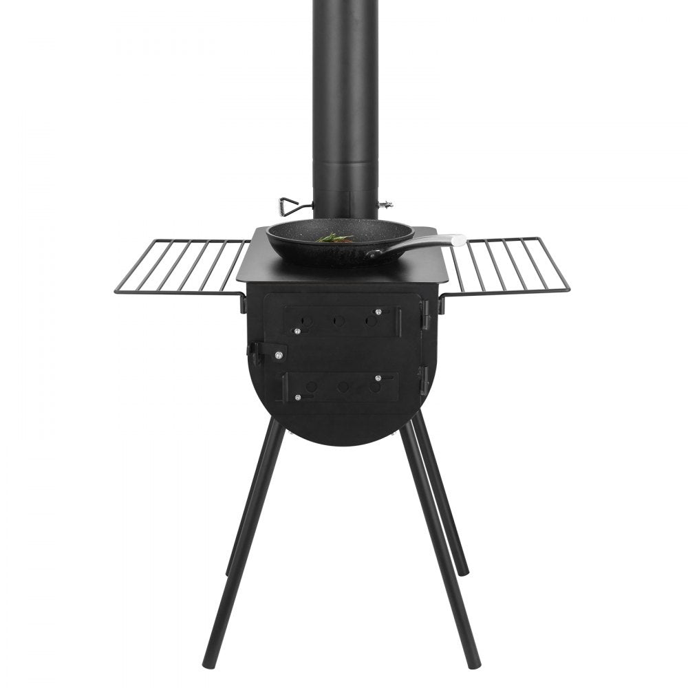 VOLD-002A - Versatile 54 lbs Portable Wood Stove for Camping & Cooking
