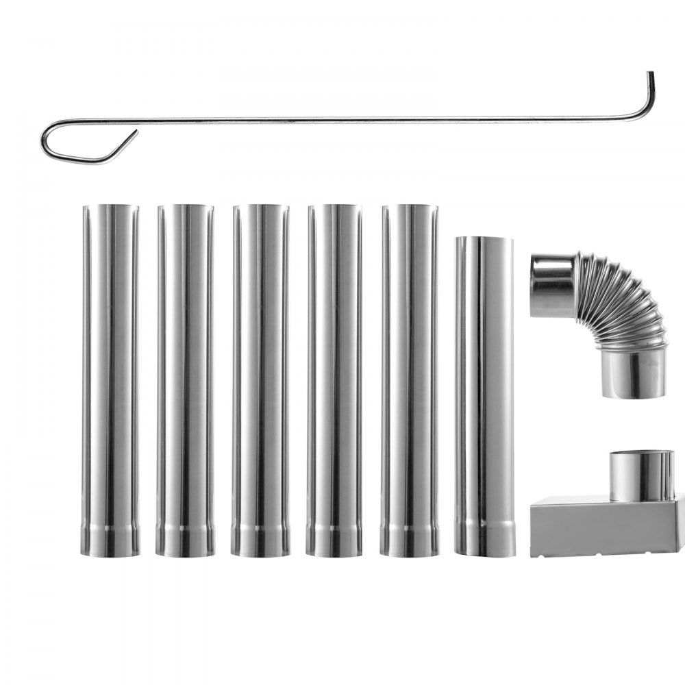 010209047833 - 95.7" Stainless Steel Tent Stove with High Efficiency Heating