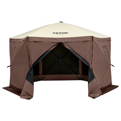 120922 - 12.5x12.5FT VEVOR Pop-Up Gazebo Screen Tent for 8 People