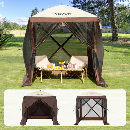 120916 - 6x6FT Waterproof Pop-Up Gazebo Tent for Outdoor Comfort