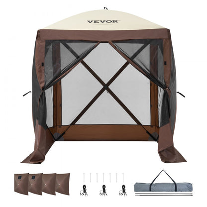 120916 - 6x6FT Waterproof Pop-Up Gazebo Tent for Outdoor Comfort