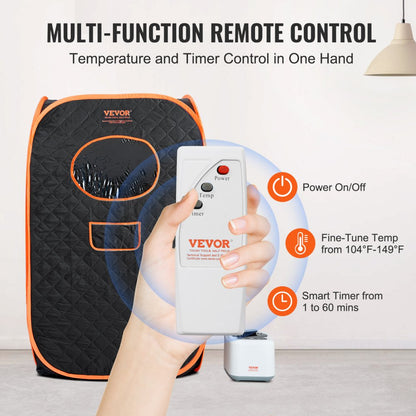 ML-6066-U - Compact Portable Steam Sauna Tent with Adjustable Heat & Timer