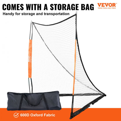 YC-SS-LCN005 - 6' Portable Lacrosse Goal with Easy Assembly and Storage Bag
