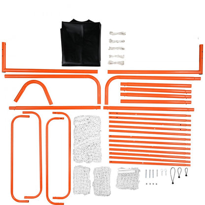 YC-SS-LCN003 - 12x9ft VEVOR Lacrosse Goal with Backstop & Target