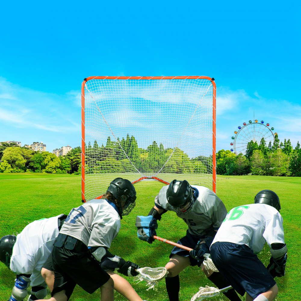 YC-SS-LCN002 - Portable 6' Lacrosse Goal with Steel Frame and Storage Bag