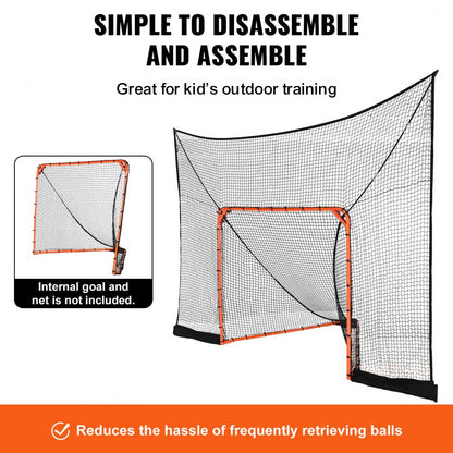 YC-SS-LCN004 - 12' x 9' Lacrosse Goal Backstop for Training Precision