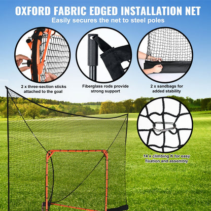 YC-SS-LCN004 - 12' x 9' Lacrosse Goal Backstop for Training Precision