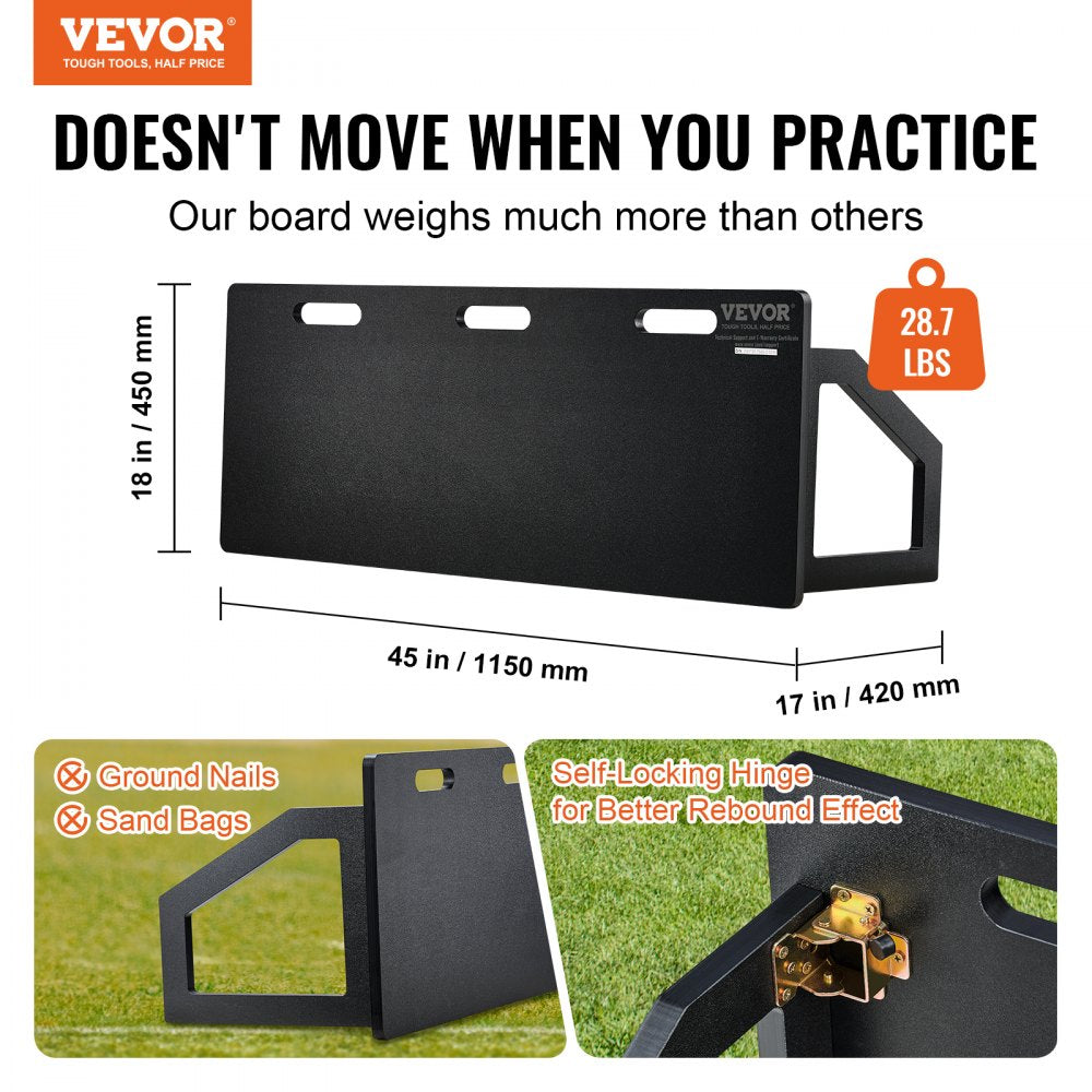 YQ2023002 - 45" VEVOR Soccer Rebounder Board for Skill Enhancement