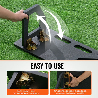 YQ2024004 - Durable 32" Rebounder Board with Adjustable Angles for Soccer Training