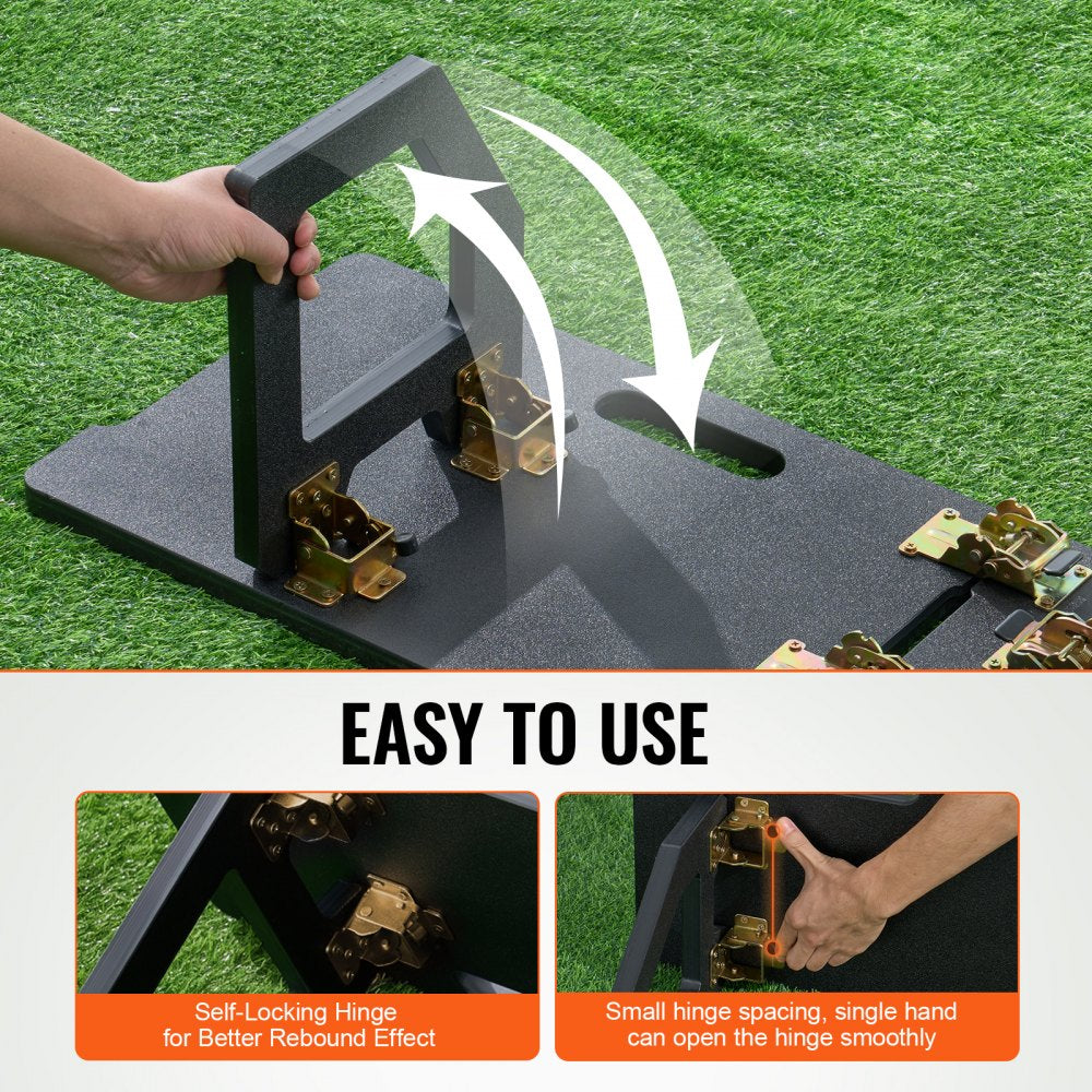 YQ2024005 - Durable 45" Soccer Rebounder with Adjustable Angles and Foldable Design