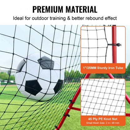 XH-04 - Adjustable 39" Soccer Rebounder Net for All Skill Levels