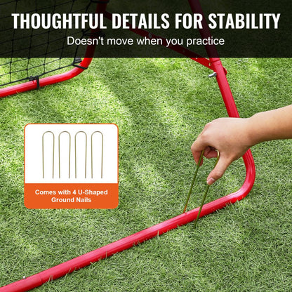 XH-04 - Adjustable 39" Soccer Rebounder Net for All Skill Levels