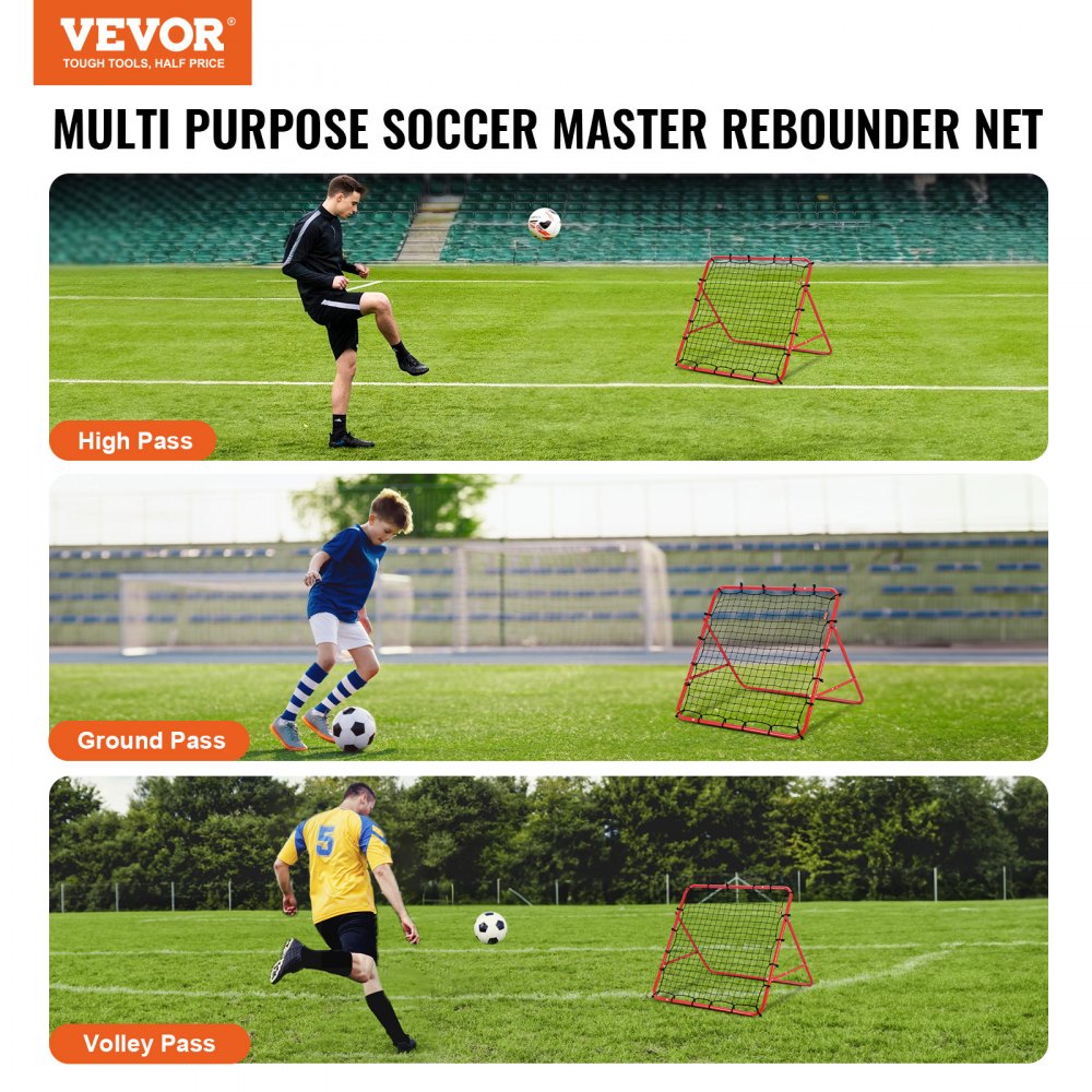 XH-04 - Adjustable 39" Soccer Rebounder Net for All Skill Levels