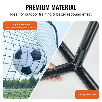 XH-03 - 12x6FT Durable Soccer Rebounder Net for Training