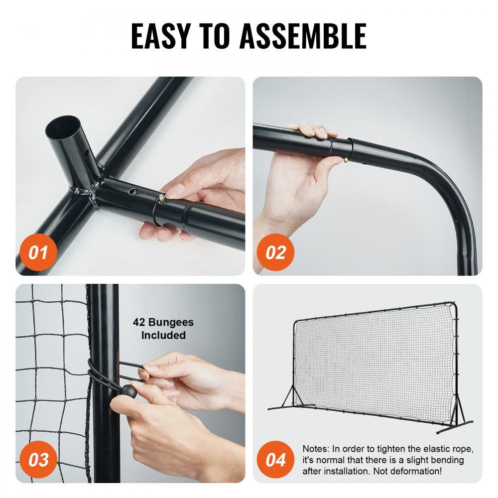 XH-03 - 12x6FT Durable Soccer Rebounder Net for Training