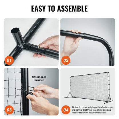 XH-03 - 12x6FT Durable Soccer Rebounder Net for Training