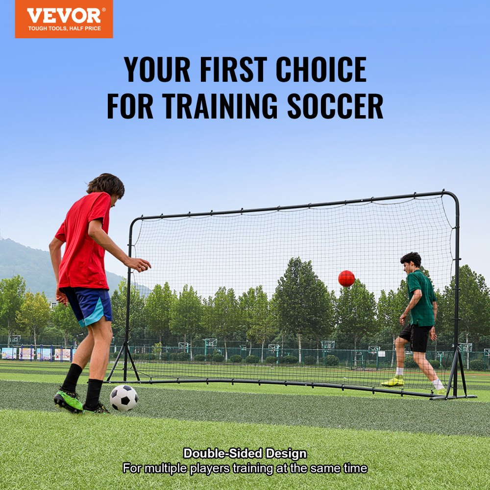XH-03 - 12x6FT Durable Soccer Rebounder Net for Training