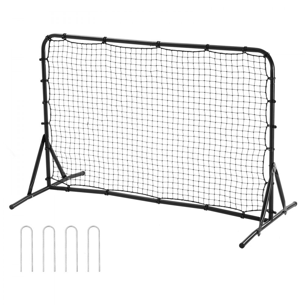 ZQHTW6x4 - Portable Double-Sided Soccer Rebounder Net for Training Sessions
