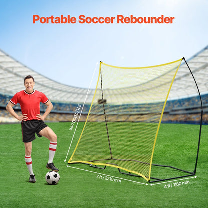 ZQHTW7x7 - Durable Soccer Rebounder Net for Practice & Training Sessions
