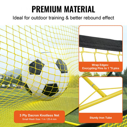 XH-01 - 71"x40" VEVOR Soccer Rebounder Net for 2 Players