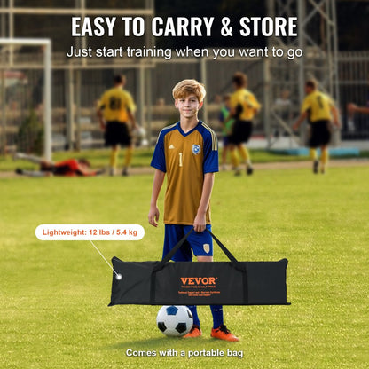 XH-01 - 71"x40" VEVOR Soccer Rebounder Net for 2 Players