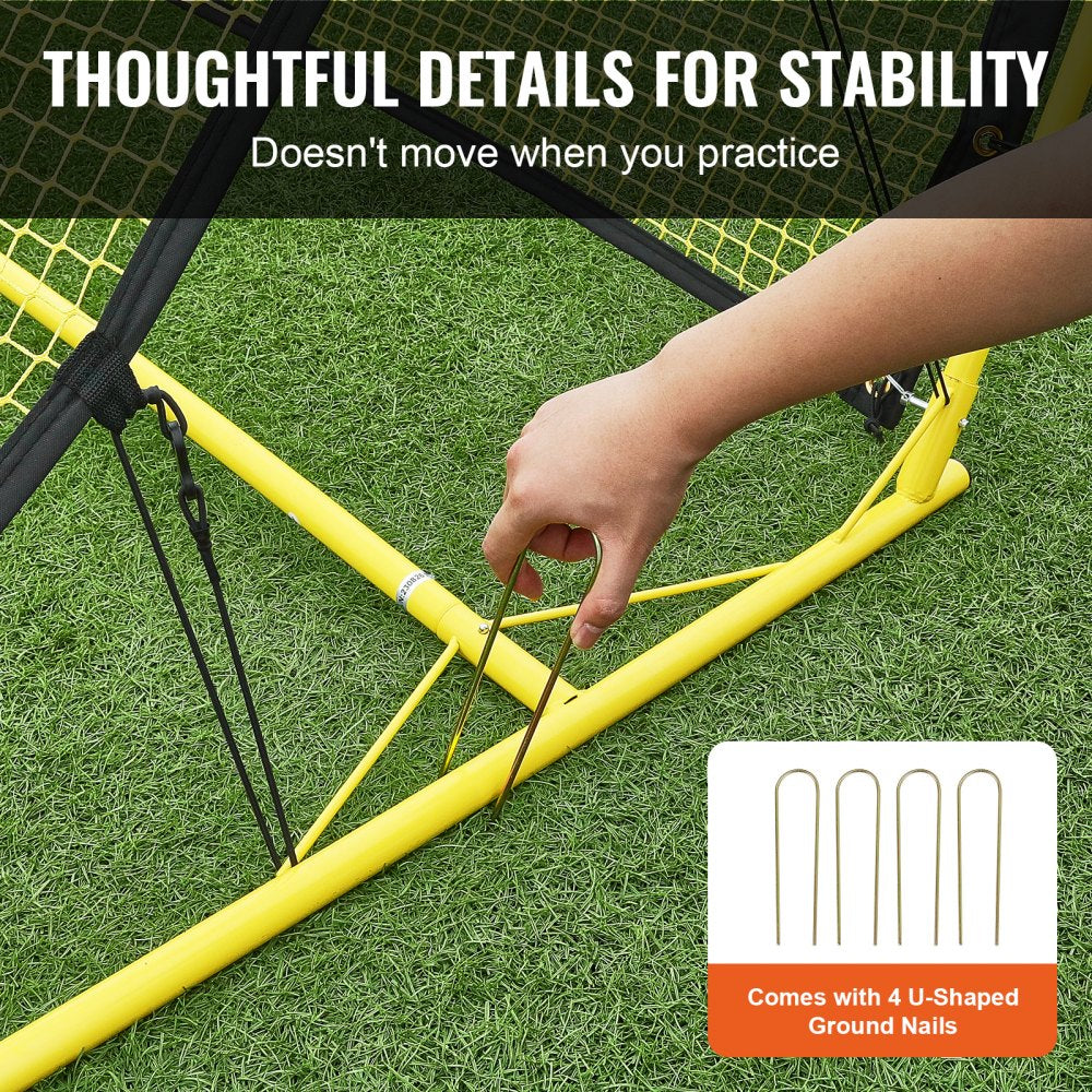 XH-01 - 71"x40" VEVOR Soccer Rebounder Net for 2 Players