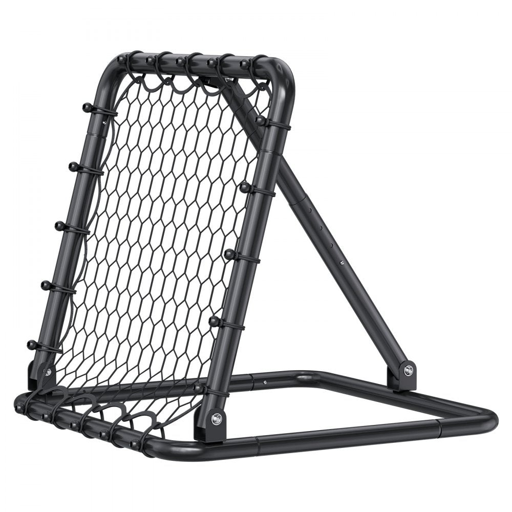 ZQHTW84 - Adjustable Soccer Rebounder with Iron Frame and Foldable Design