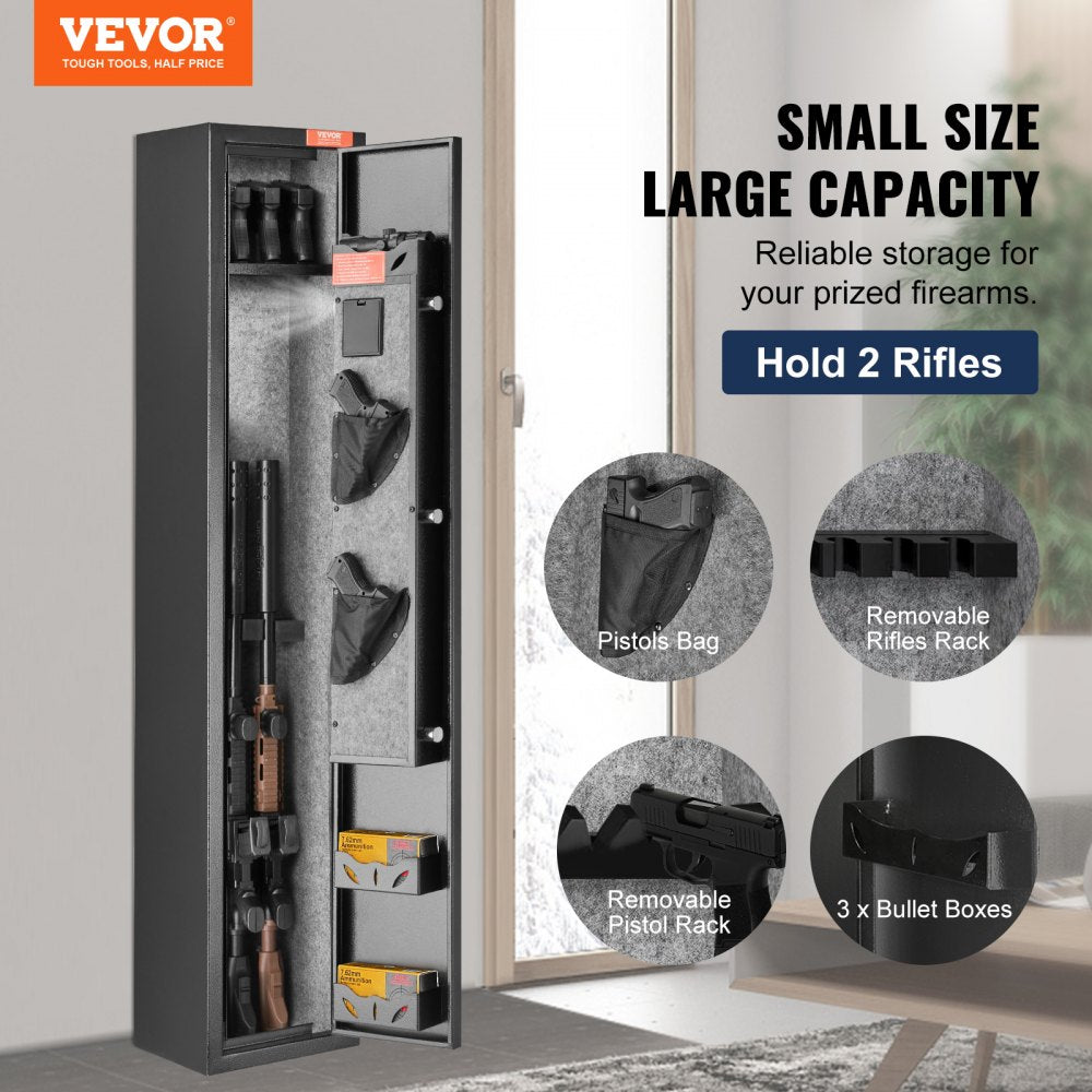 010756522925 - 3-Gun VEVOR Safe with Digital Lock & LED Light