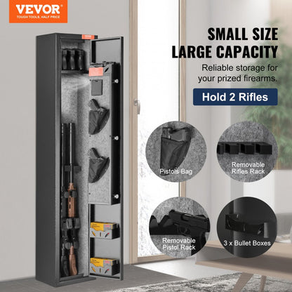010756522925 - 3-Gun VEVOR Safe with Digital Lock & LED Light