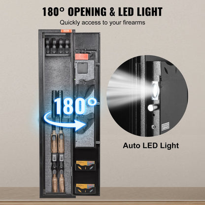 010756522925 - 3-Gun VEVOR Safe with Digital Lock & LED Light