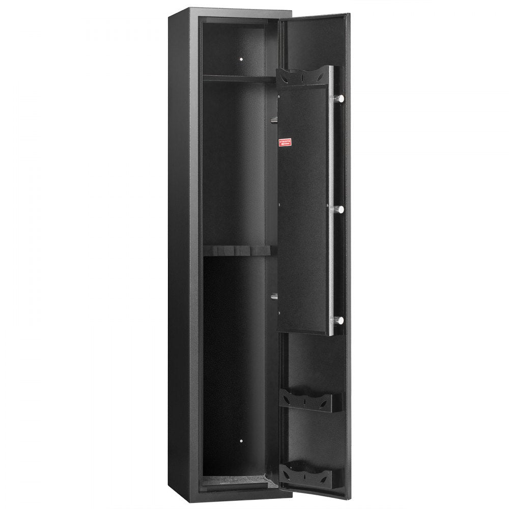 010197958943 - VEVOR 5-Gun Safe with Fingerprint Lock & LED Light, Quick Access