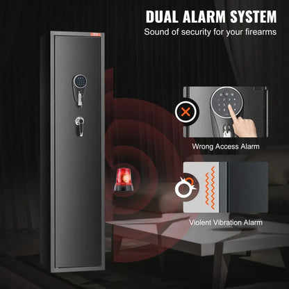 010104372744 - VEVOR 6-Gun Safe with Digital Lock & LED Light