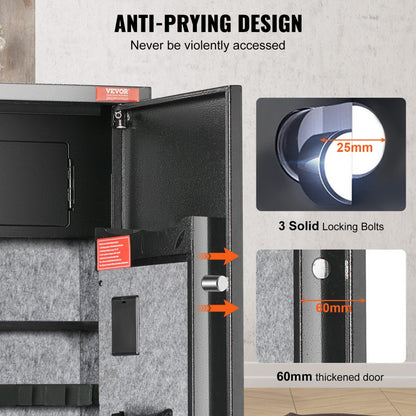 010104372744 - VEVOR 6-Gun Safe with Digital Lock & LED Light