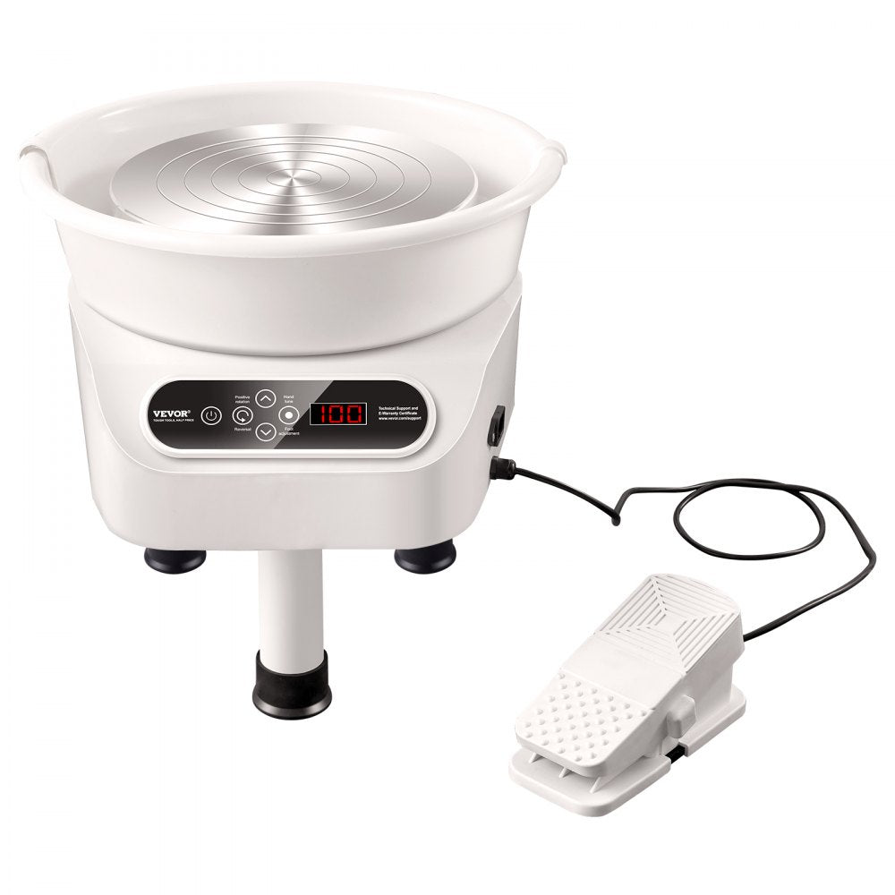 YT-01 - VEVOR 10" Pottery Wheel with 350W Motor & 17-Piece Tool Set