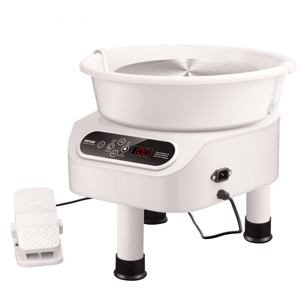YT-01 - VEVOR 10" Pottery Wheel with 350W Motor & 17-Piece Tool Set