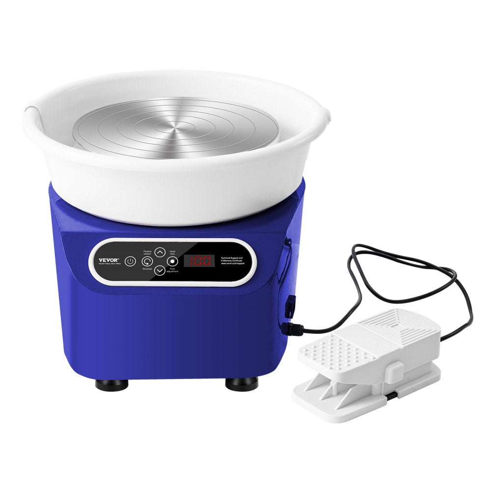 YT-19 - Dual-Speed Pottery Wheel with LCD Touchscreen & 17-Piece Tool Set