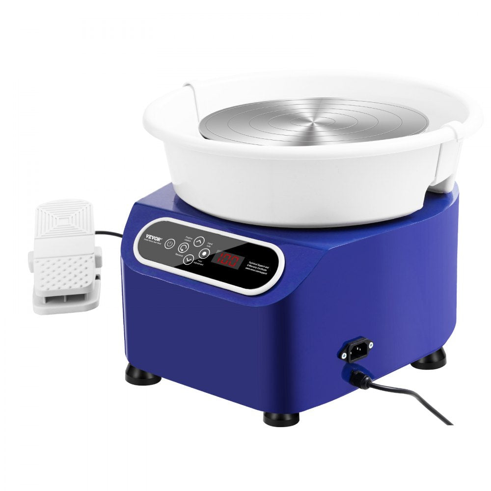 YT-19 - Dual-Speed Pottery Wheel with LCD Touchscreen & 17-Piece Tool Set