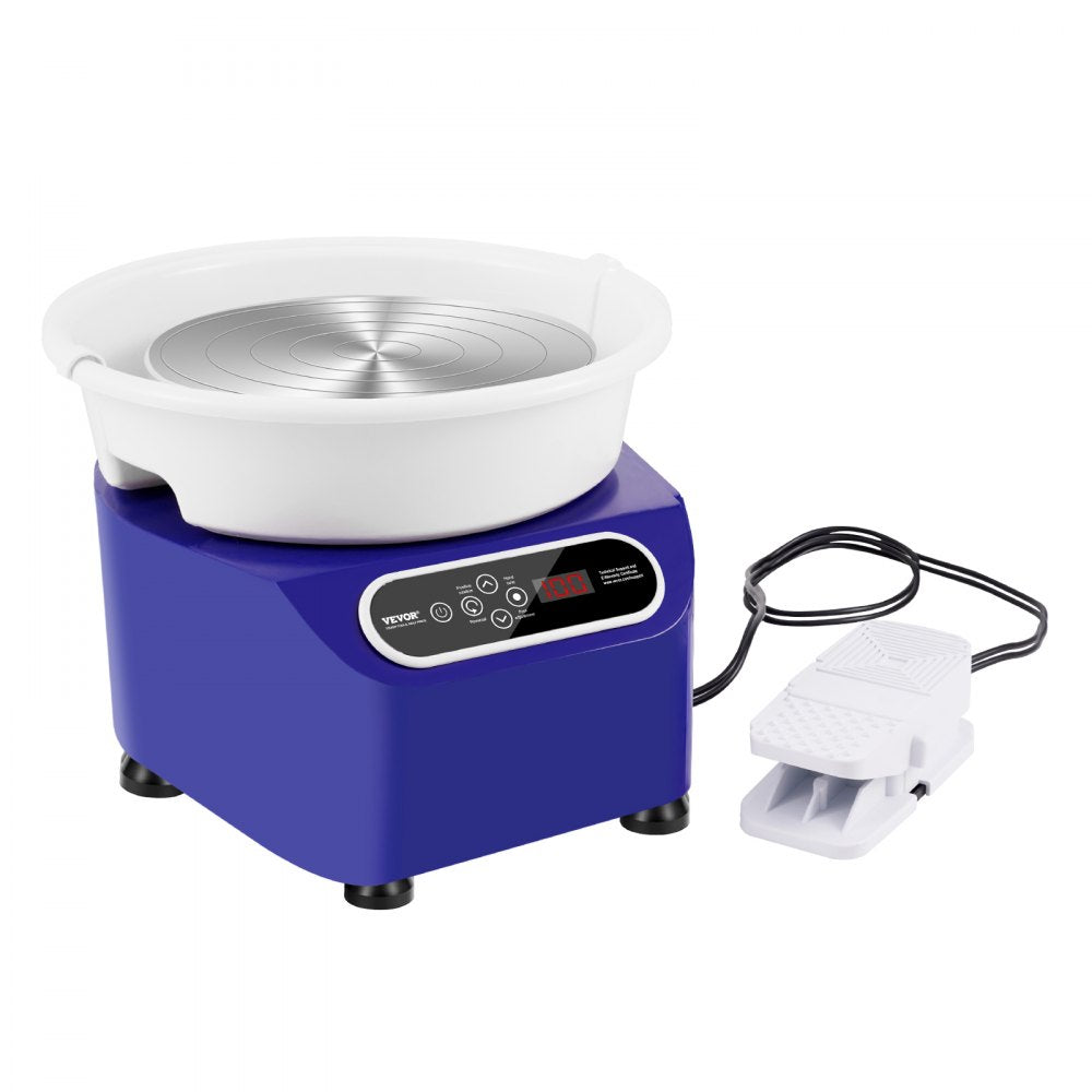 YT-19 - Dual-Speed Pottery Wheel with LCD Touchscreen & 17-Piece Tool Set