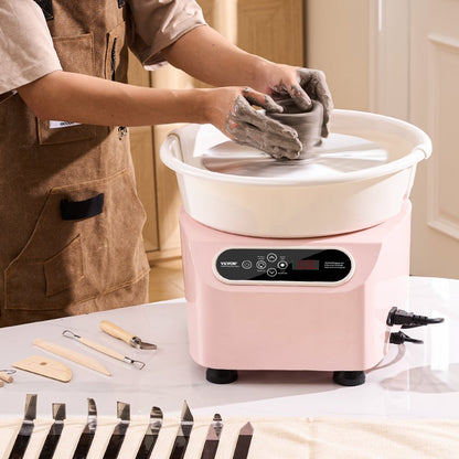 YT-28 - 11" Electric Pottery Wheel with LCD Screen and Foot Pedal