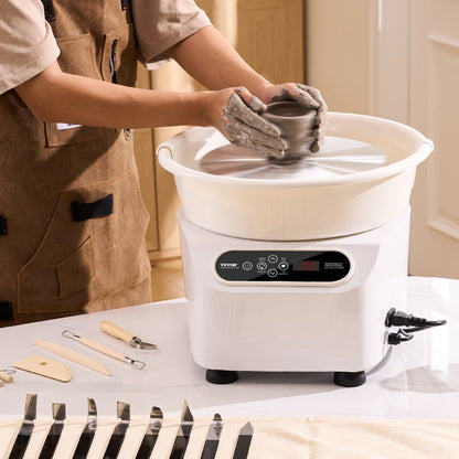 YT-37 - 11-Inch VEVOR Pottery Wheel with LCD Control & Foot Pedal