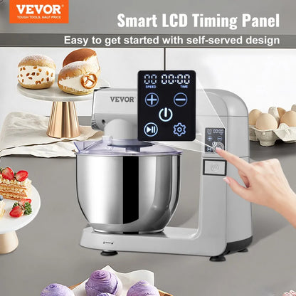 SM-1571NL - 450W VEVOR 6-in-1 Stand Mixer for Versatile Kitchen Tasks