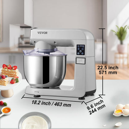 SM-1571NL - 450W VEVOR 6-in-1 Stand Mixer for Versatile Kitchen Tasks